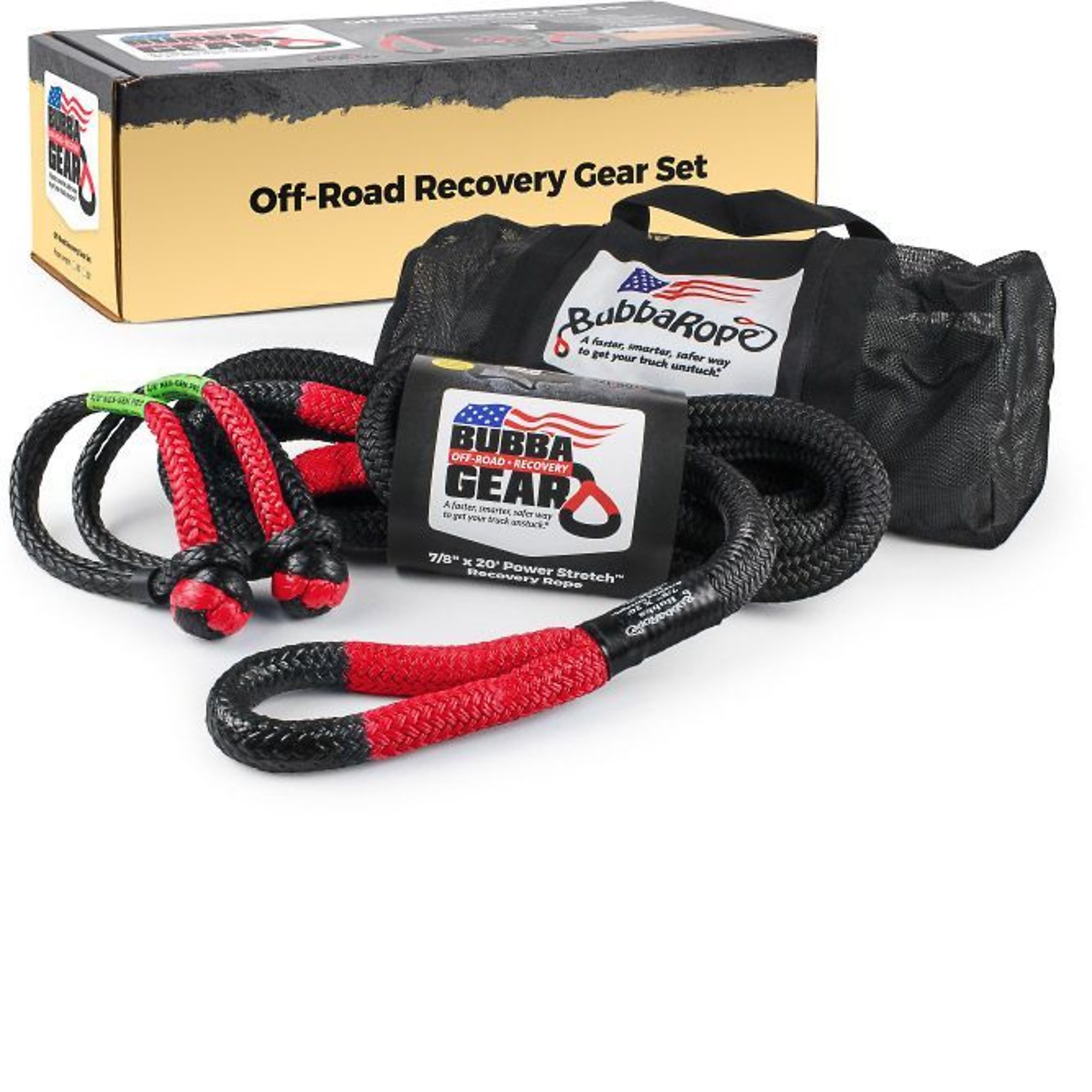 Bubba Rope, 1/2 - 3/4 Ton Trucks, Recovery Tow Ropes, Recovery Tow Straps Length 360in., Model# 176880RDG
